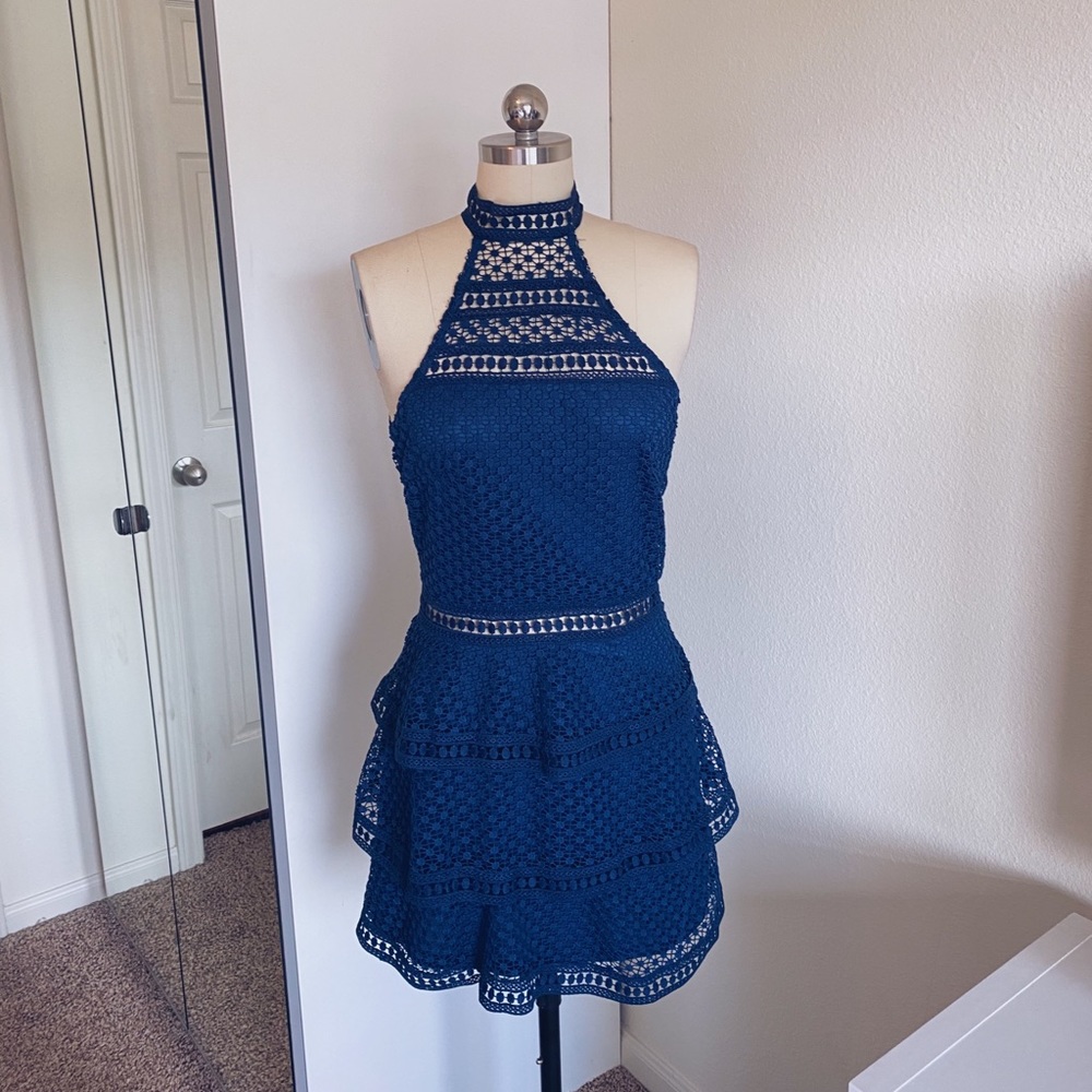 Navy blue dress